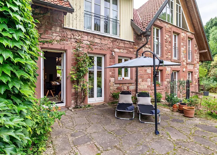 Casa de Férias Gutshof Kaiserbacher Muehle Klingenmünster